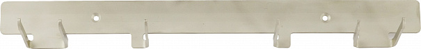 Настенное крепление Schavon, нержавейка, 6 крючков, 460x60x65 мм